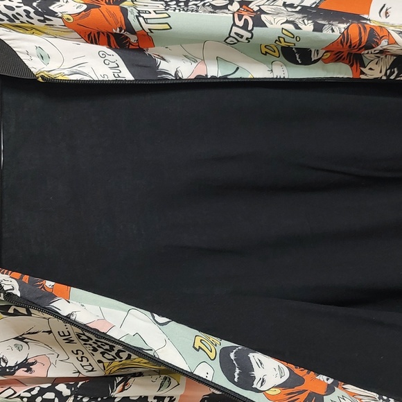 Zara Comic Print Bomber Jacket Men's XL - Picture 7 of 9